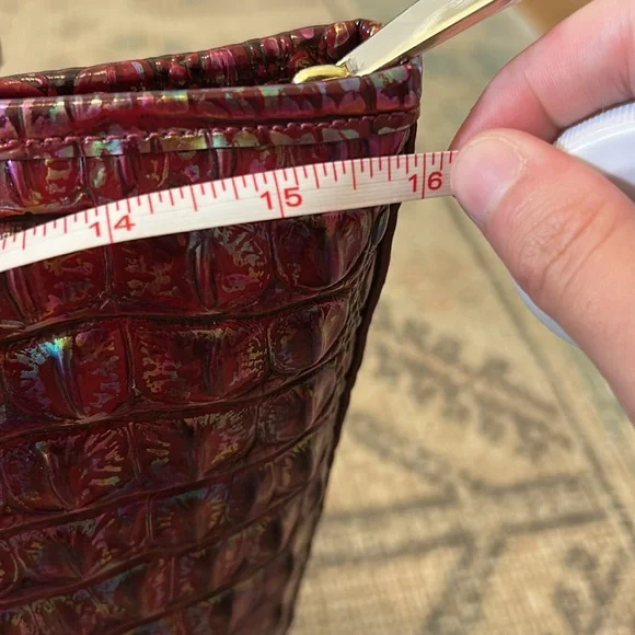 NWT Brahmin Medium Asher Tote in Sangria Melbourne - Picture 13 of 14